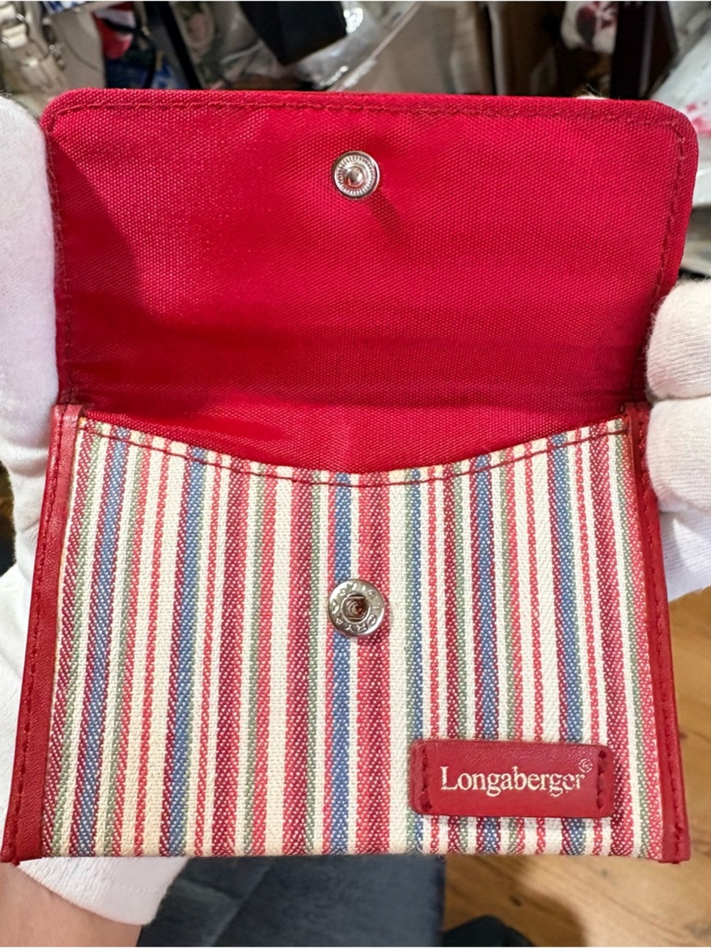 Longaberger Card Holder/Wallet